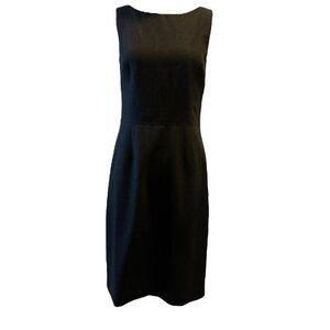 ANN TAYLOR Sleeveless Sheath Dress Gray Wool Blend Size 4